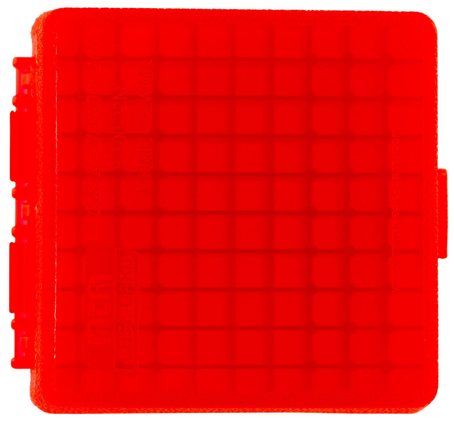 MTM Case Gard P-100 .22 Mag/.17 HMR 100 Round Flip-Top Ammo Box Red - MTM Case-Gard