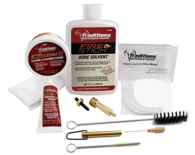 Traditions Performance Firearms Sidelock Cleaning Kit .50 Caliber A3702 - Traditions Performance Firearms - 0.50