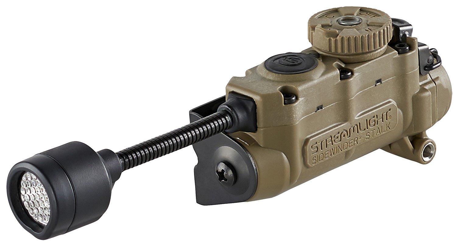 Streamlight 14308 Sidewinder Stalk Helmet Light 76 Lumens Coyote LED - Streamlight - 23/28/57/76 LUMENS