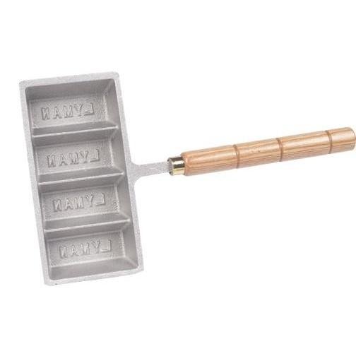Lyman 2837794 Lead Ingot Mould, Four 1 lb Ingots, 30 deg Draft Design - Lyman