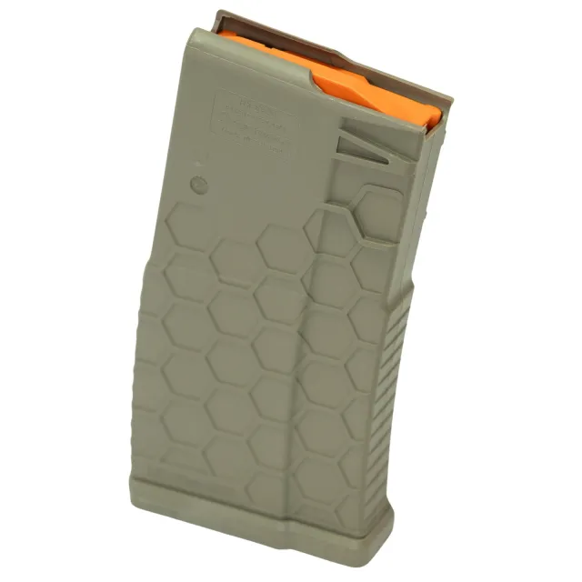 Hexmag HX1020SR25FDE 10rd .308/7.62 NATO Mag Flat Dark Earth Polymer - Hexmag - 762NATO for sale at Bang-Bang Tactical