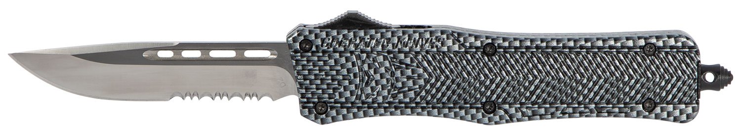 CobraTec CTK-1 Medium MSCFTK1MDS 3 In OTF D2 Steel Carbon Fiber - CobraTec Knives