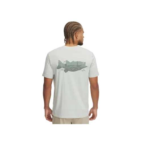 Under Armour UA M BASS SS Hydro Green/Silica Green Large Men's Quick-Dry