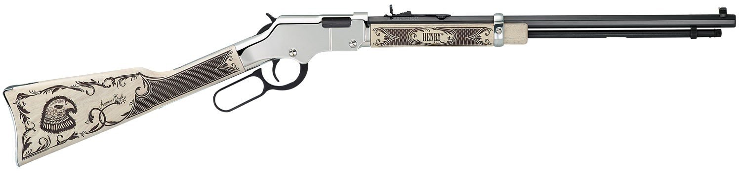 Henry H004AE American Eagle .22 S/L/LR 20 in Octagon Blued Lever Action - Henry Repeating Arms - 22 LR