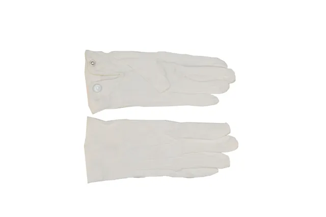 Hero's Pride Parade Snap Gloves Raised Pointing White XL