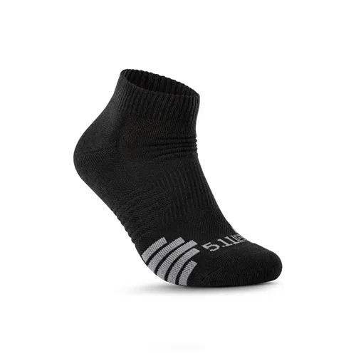 5.11 PT-R+ Ankle Socks 3-Pack Dark Coyote Med Moisture-Wick Anti-Odor - 5.11 Tactical