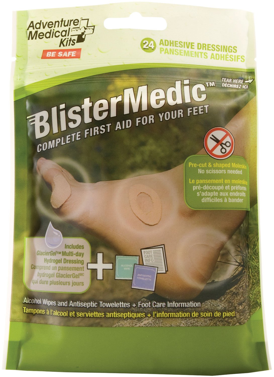 Buy Adventure Medical Kits 01550667 Blister Medic Kit Blister Prevention Brown 24 Precut Shapes online