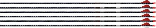 Easton 017840 5mm FMJ Arrows 300 6-Pack with 2" Blazer Vanes