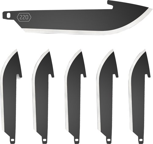 Buy Outdoor Edge Drop Point Replacement Blades Black 2.2 in 6 Pack RR22K-6C online