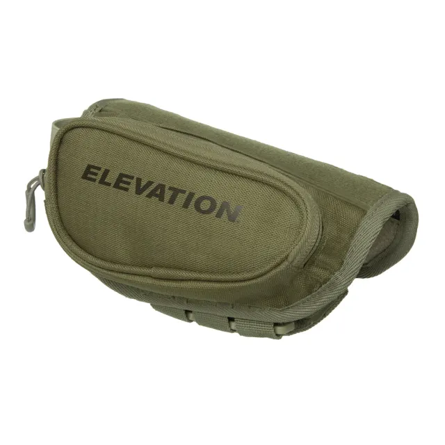 Elevation Prey Stock Pouch 810096081803 Ambush Green, Adjustable, 9 Shell Loops - Elevation