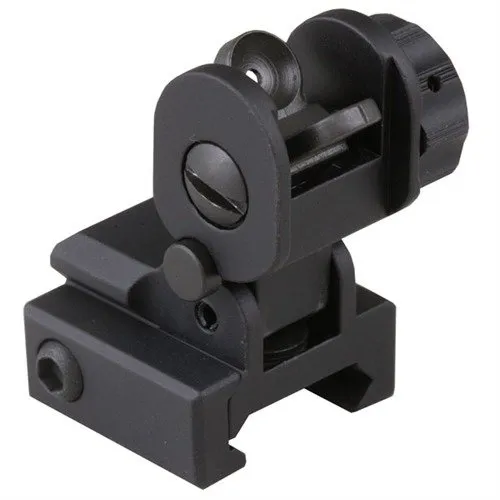 GG&G GGG-1005 AR-15 Flip-Up Standard Backup Iron Rear Sight Black