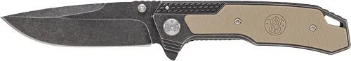 Buy S&W Stonewash Drop Point 3.6" Blade with G10 Handle online