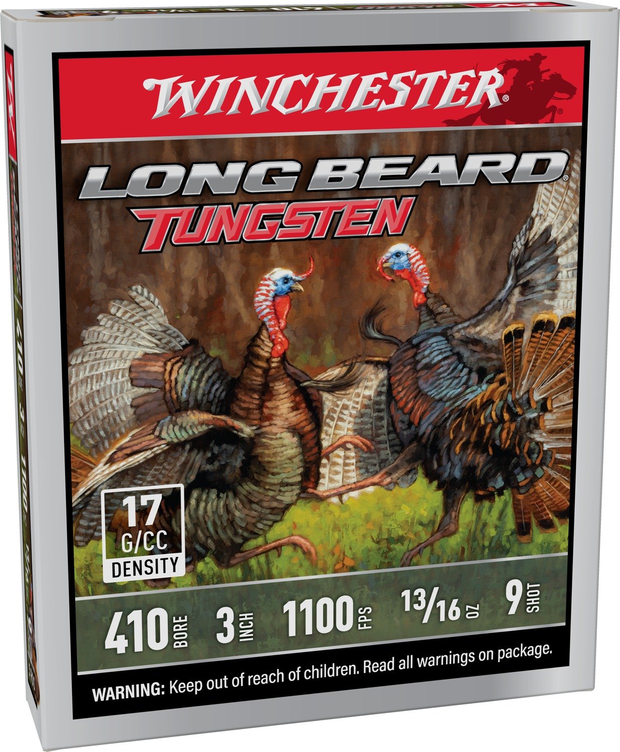 Winchester Long Beard TS17 .410 Bore 3in 13/16oz #9 Shot 5rd - Winchester - .410 BORE