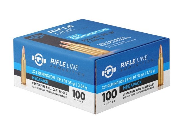 Buy PPU-Prvi Partizan MEGAPACK AMO 223 Rem 55gr FMJBT 100rd online