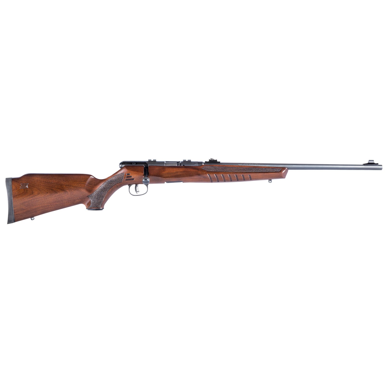 Savage B17 G Bolt Action Rifle 17 HMR 21" Barrel 10 Rounds Wood Stock Blued - SAVAGE ARMS - 17 HMR