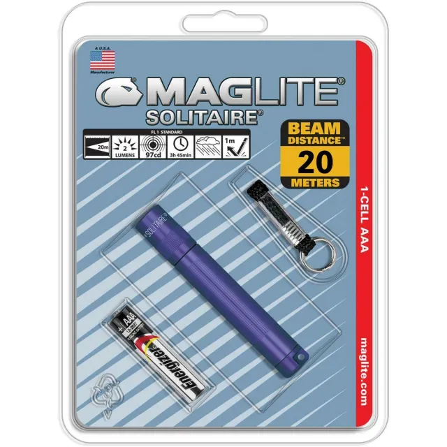 Maglite Solitaire AAA-Cell Incandescent Keychain Flashlight - Maglite