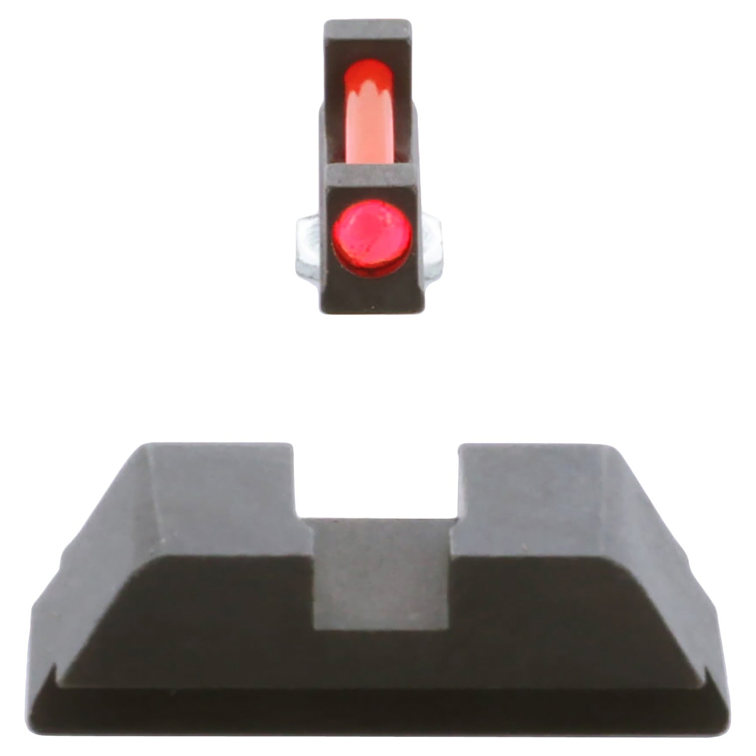 AmeriGlo GFT113 Range Sight Set Glock Red Fiber Optic Front/Black Rear - AMER