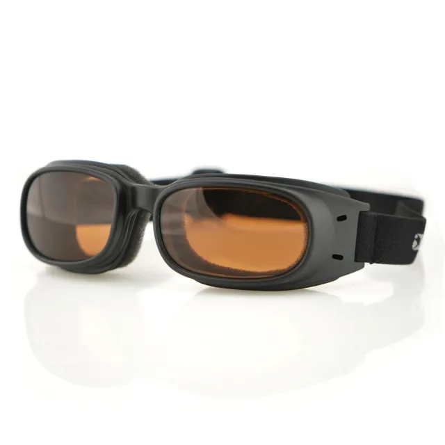 Bobster Piston Polarized Anti-Fog UV400 Motorcycle Goggles Smoke Lens