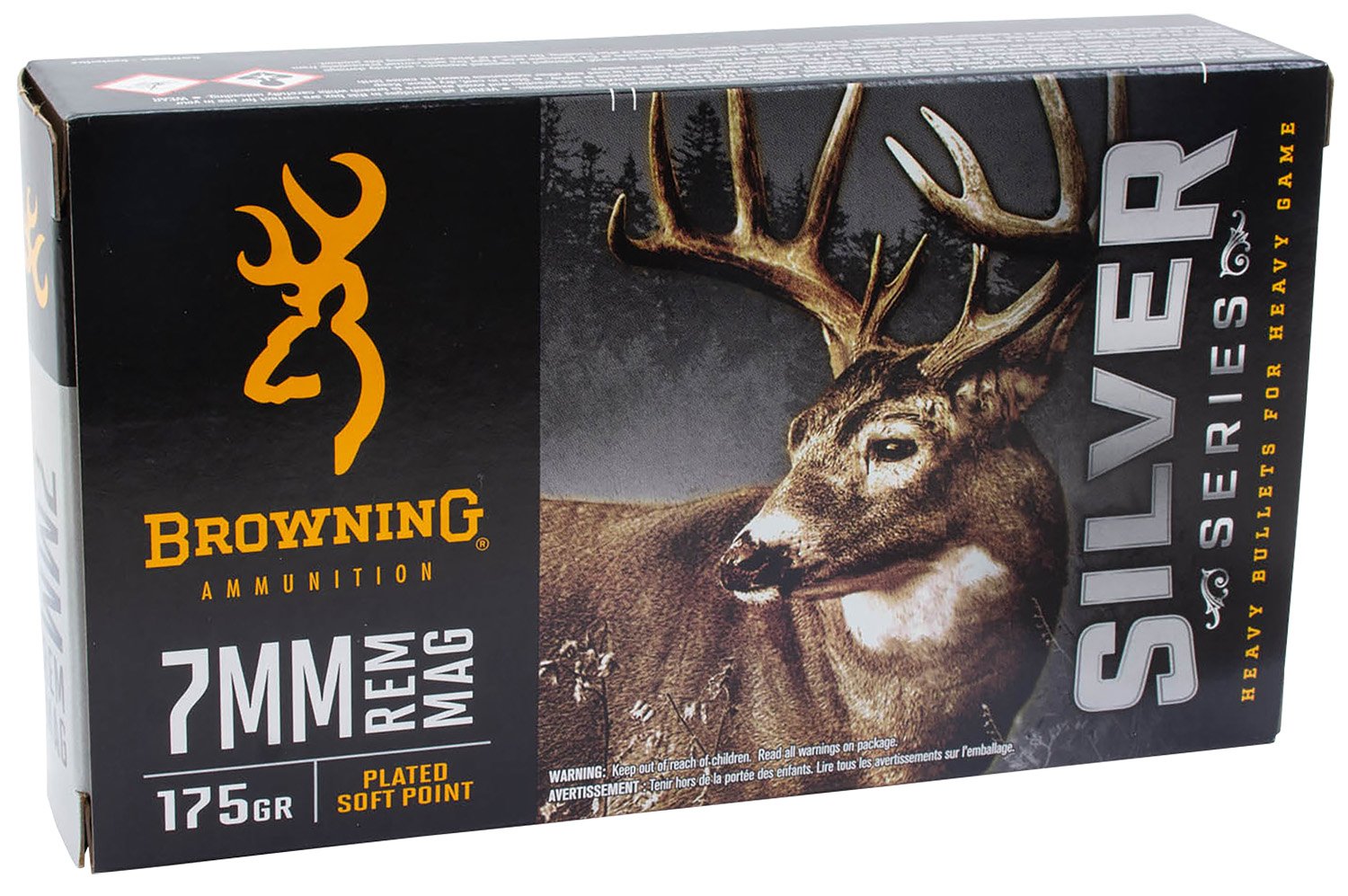 Browning Ammo Silver Series 7mm Remington Magnum Rifle Ammo - Browning - 7mm Rem Mag