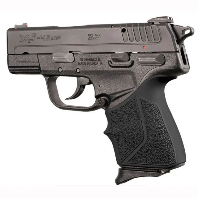Hogue 17310 HandAll Beavertail Grip Sleeve Black for Springfield XD-E - Hogue