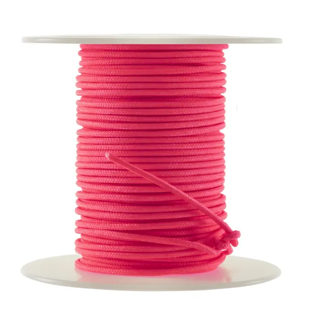 October Mountain 81398 Endure-XD Release Loop Rope, Flo Pink, 100 ft, 2.5mm - October Mountain