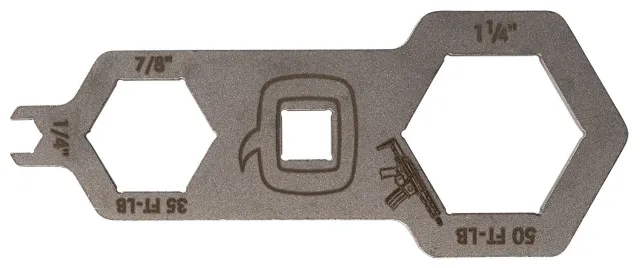 Buy Q Honey Badger Multi Tool Stainless Steel 3/8 Drive 1 1/4 Barrel Nut Wrench online