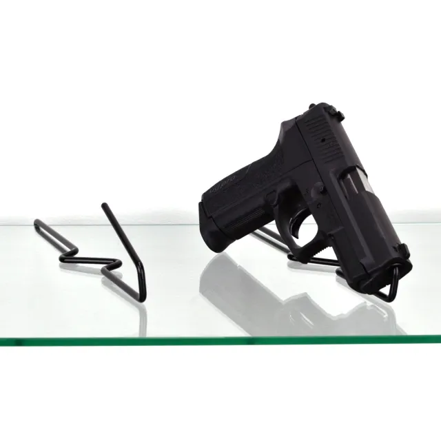 Gun Storage Solutions BKIK10 Handgun Back Kikstands, Vinyl Coated, 10 Pack - Gun Storage Solutions