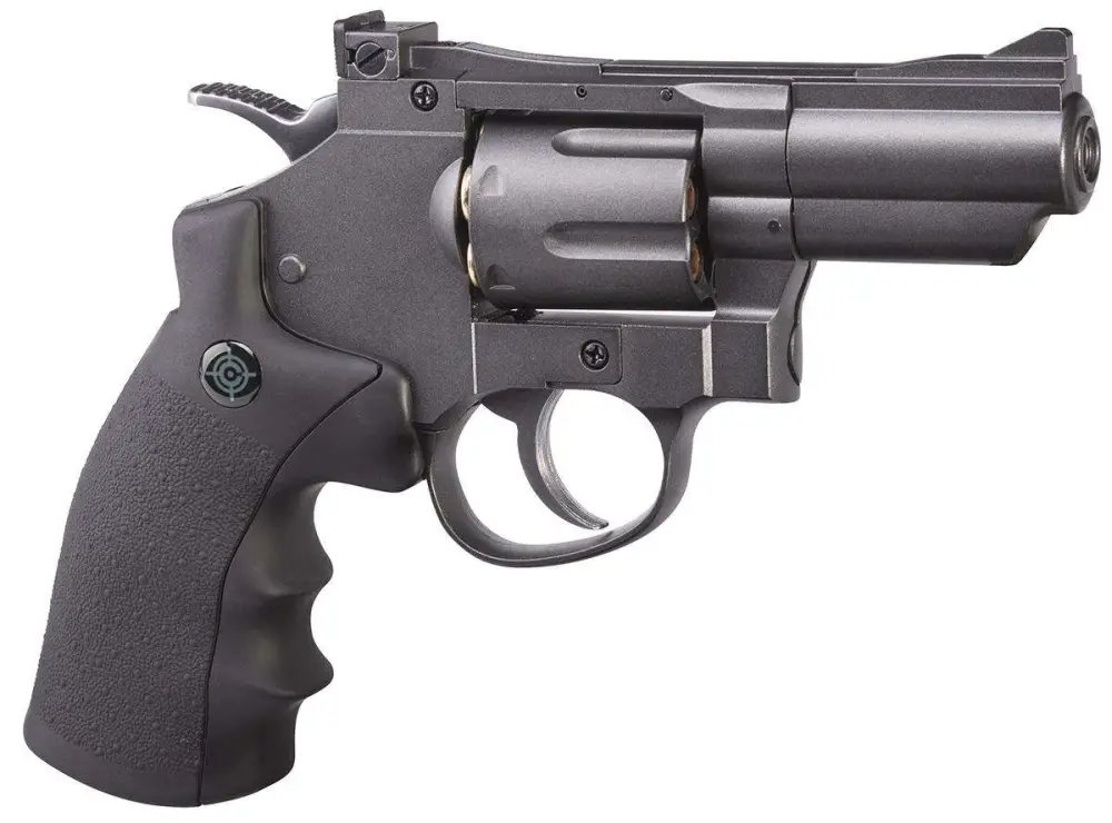 Crosman SNR357 CO2 Air Pistol 177 Caliber 6rd BB Black Rubber Grips - Crosman - 177
