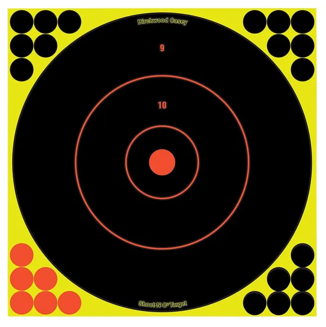 Birchwood Casey Shoot-N-C 12" Bull's-Eye Target 50 Pack - Birchwood Casey
