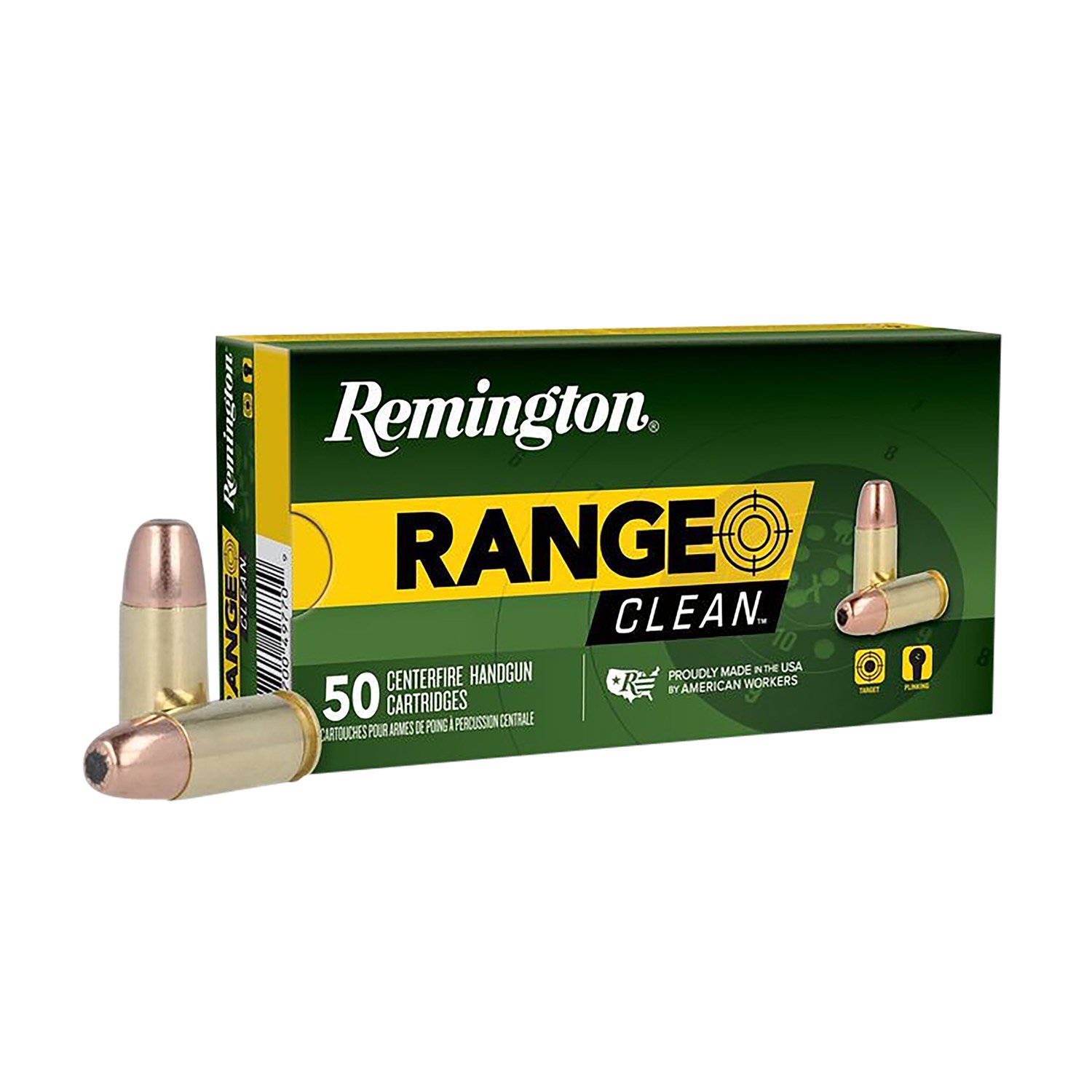 Buy Remington 27681 9mm Luger 115 Grain Flat Nose Enclosed Base 50 Rounds online