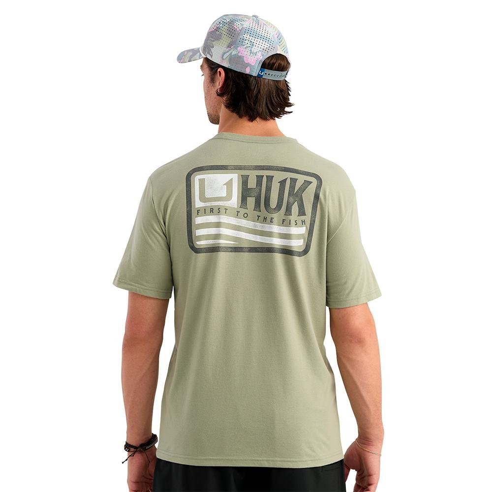 Buy HUK Born Wave Short Sleeve Shirt Seagrass L online