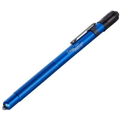Streamlight 65050 Stylus Penlight Blue 11 Lumens 3 AAAA Batteries - Streamlight