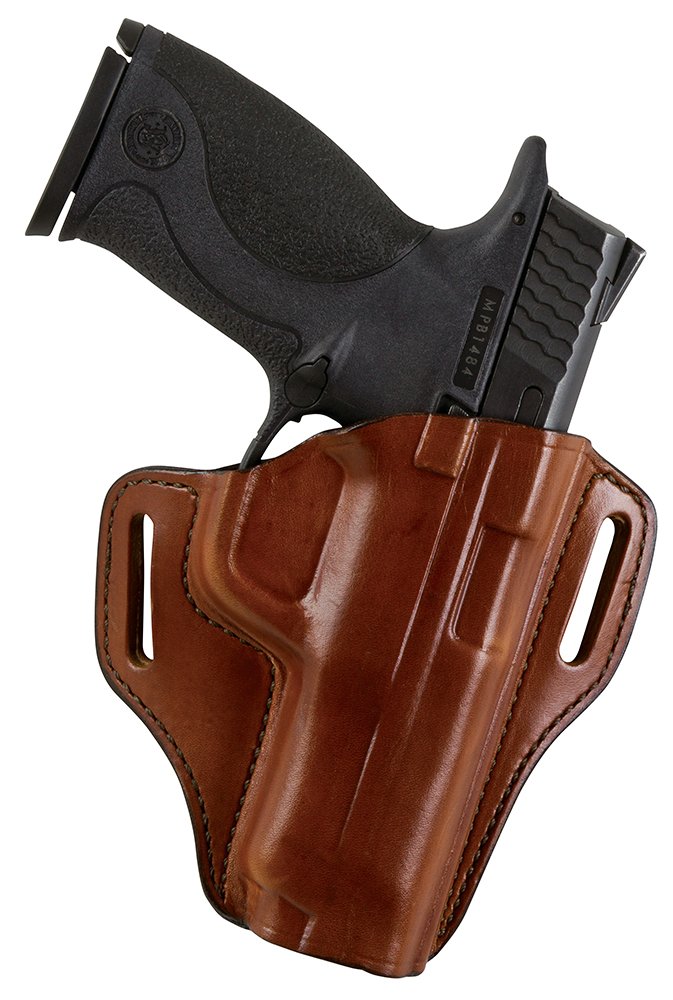 Buy Bianchi 25052 57 Remedy OWB Size 01 Tan Leather Belt Slide Holster for S&W J Frame Revolvers online