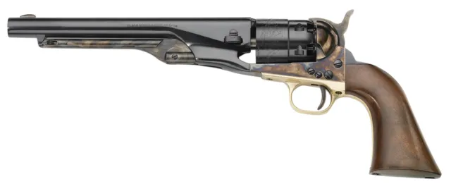 Pietta PF60CH448 1860 Army 44 Cal Revolver 8" Blued Steel Walnut Grip - PIETTA - 44 CAL