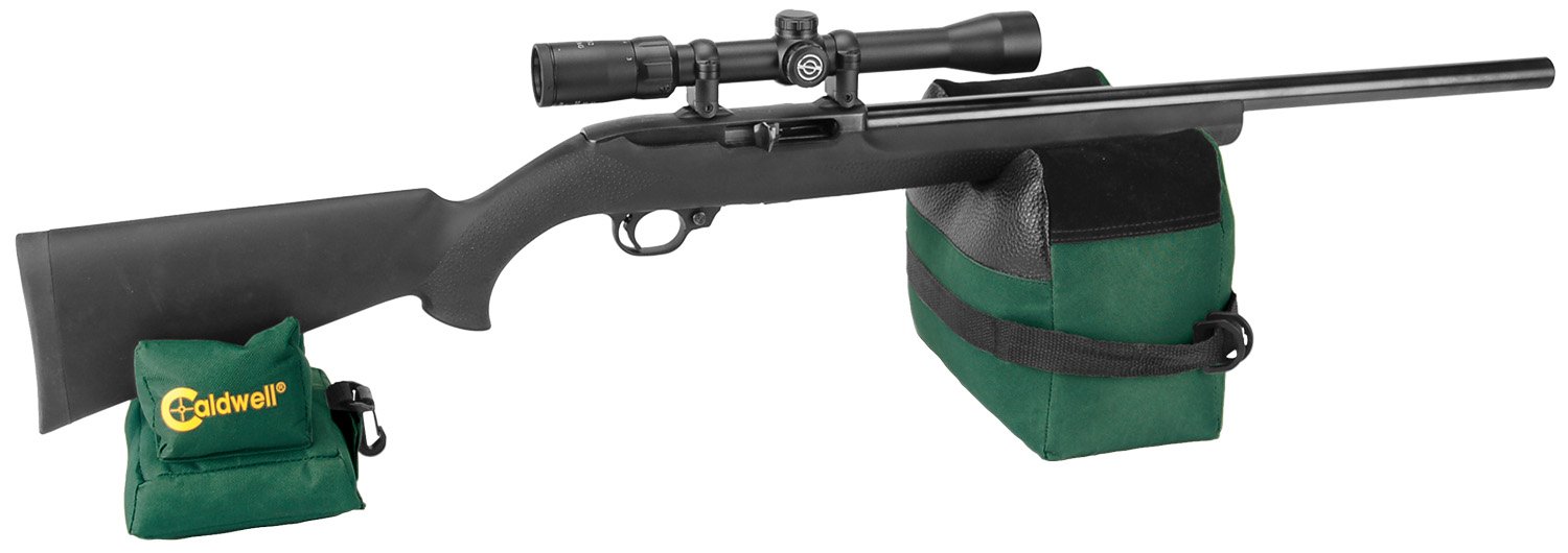 Caldwell 248885 DeadShot Shooting Bag Combo Dark Green 600D Polyester - Caldwell