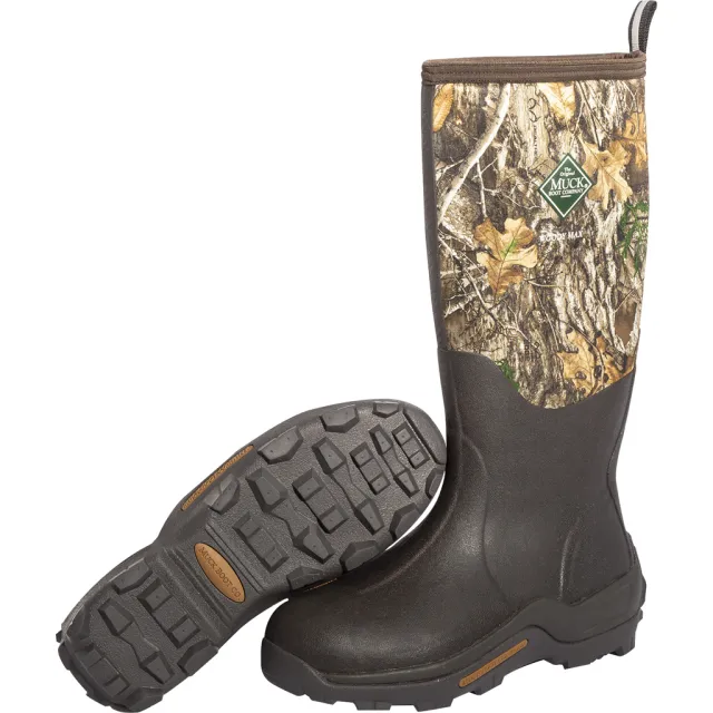 Muck Woody Max Boot WDM-RTE-RTR-130 Realtree Edge 13, Waterproof, Insulated