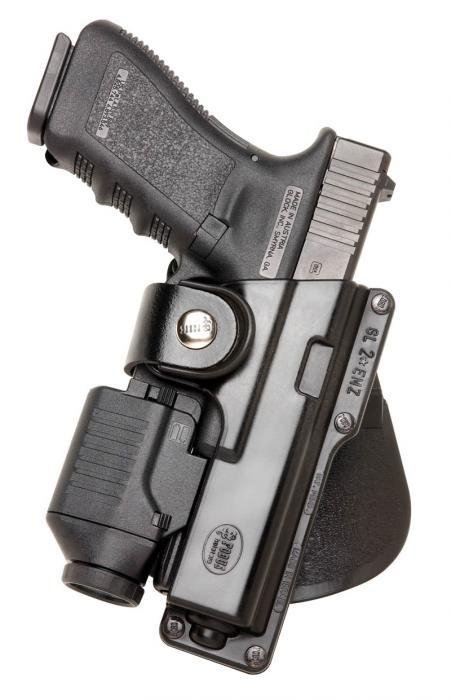 First Samco/Fobus RBT17 Right Hand Black Paddle Holster Glock 17/22 Light - First Samco/Fobus
