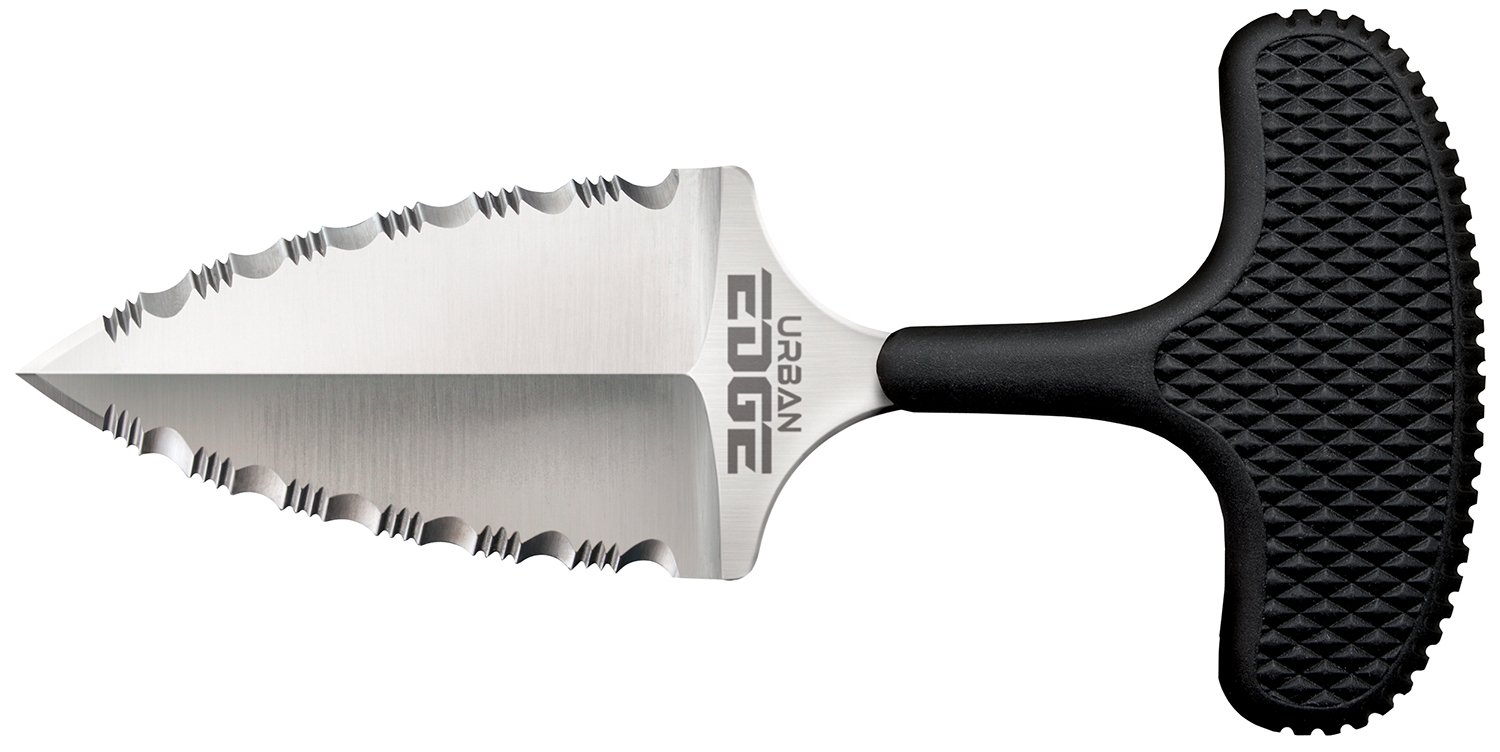 Cold Steel CS43XLSS Urban Edge 2.5" Serrated AUS-8A Blade Kray-Ex Handle - Cold Steel