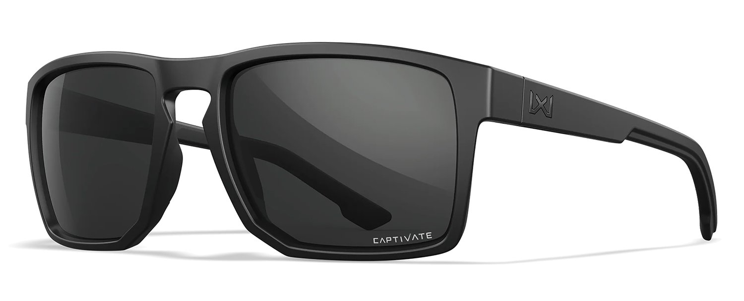Buy Wiley X AC6FND02 Founder Gray Lens Polycarbonate Matte Black Frame online