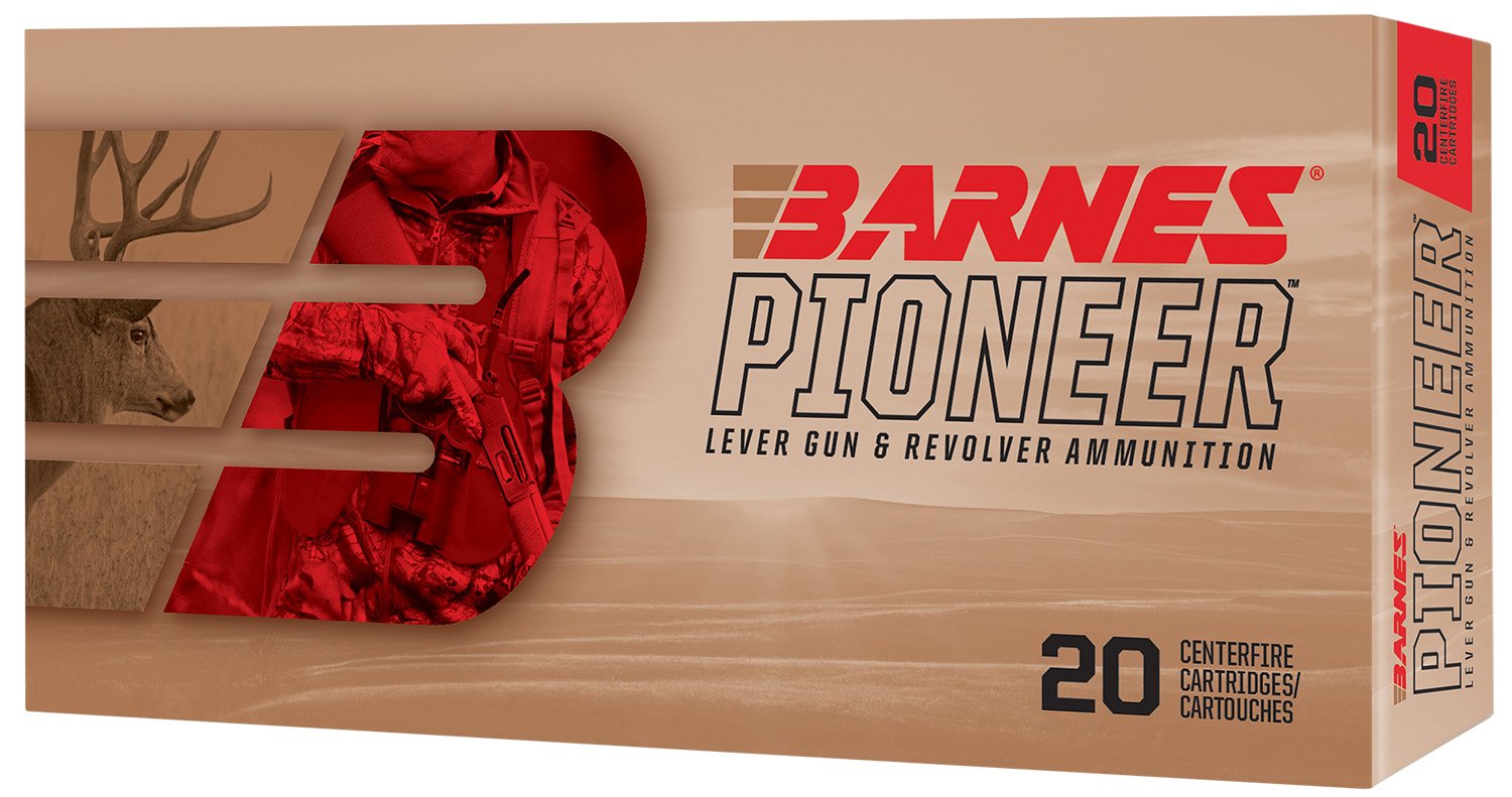 Buy Barnes Pioneer 32138 Lever Gun Ammo, .45-70 Govt, 400gr Barnes Original, Brass, 20 Rounds online