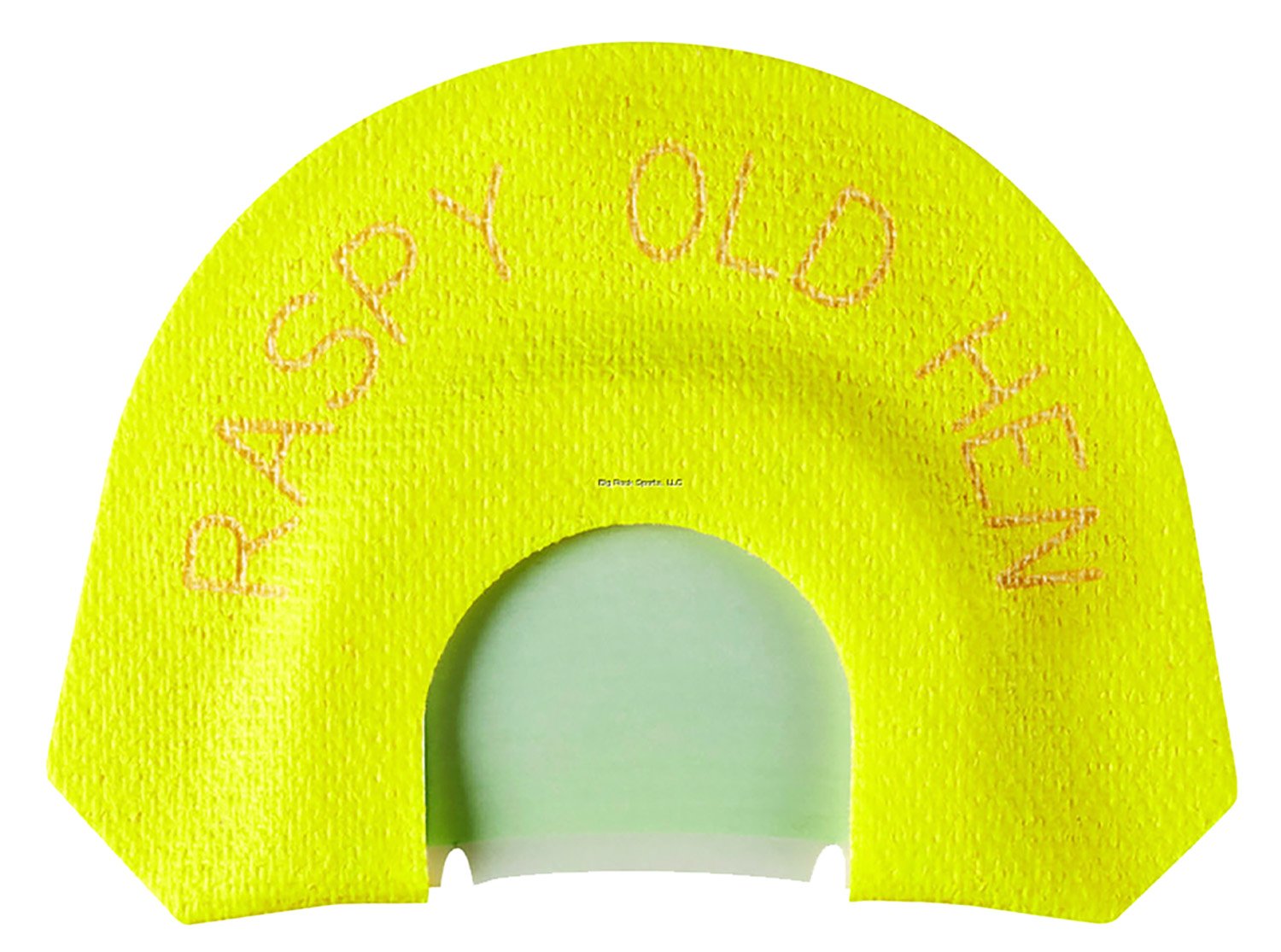 HS Strut 05903 Raspy Old Hen Double Reed Attracts Turkeys Yellow Infinity Latex - GSM Outdoors