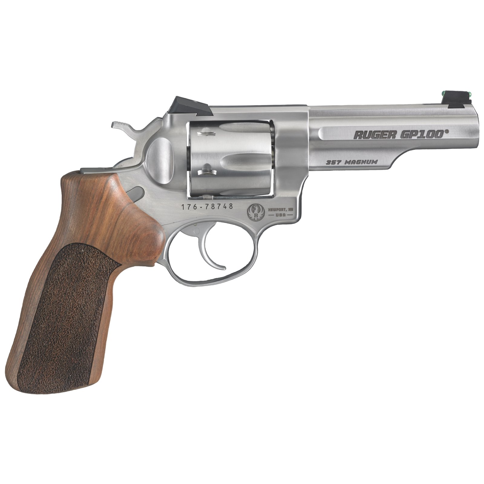 Ruger GP100 Match Champion 357 Mag 4.20 in Satin Stainless 6rd Revolver