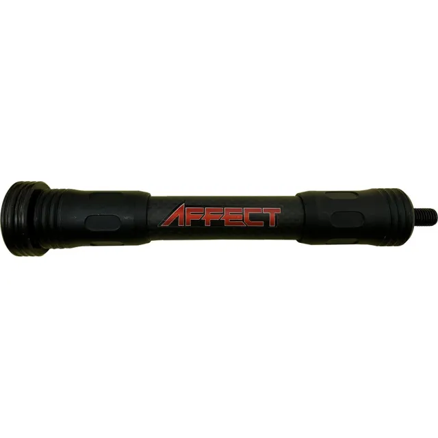 Custom Bow Equipment CBE-SR-AFT Affect Stabilizer Black 6 In Carbon - Custom Bow Equipment