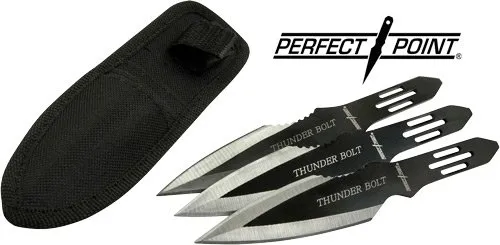 Master Cutlery RC953 6.5 In Spear Point Throwing Knives 3-Pack Stainless - Master Cutlery for sale at Bang-Bang Tactical