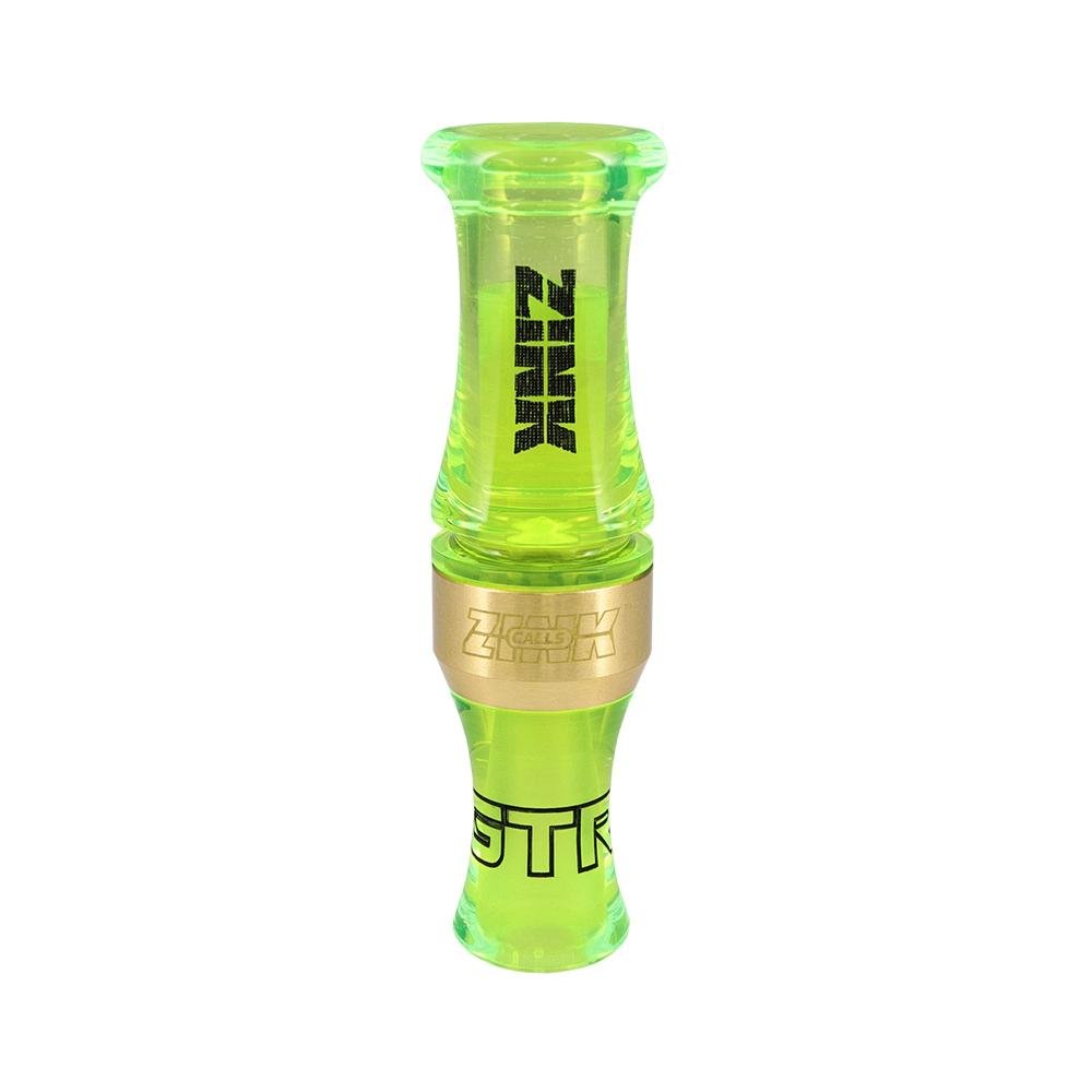 Zink ZNK6130 Green Top Rocker Duck Call, Single Reed, Includes Case & DVD - Avian-X