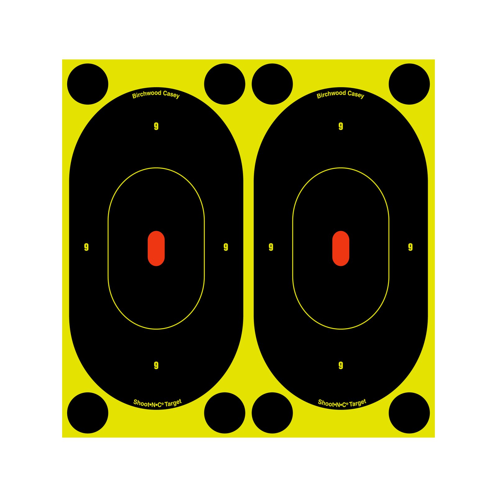 Birchwood Casey BC-34710 7 Inch Self-Adhesive Silhouette Target Pack - Birchwood Casey - 7"