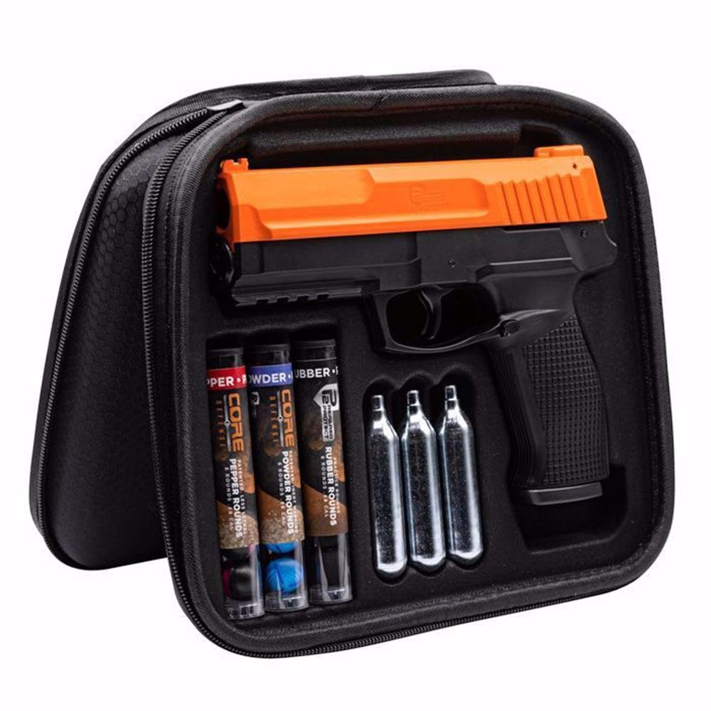 Buy Umarex P2P Secure 68P Pepper Defense Kit 16J -.68 cal Orange Black online