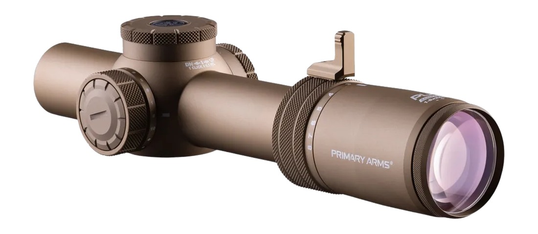 Primary Arms PLxC 1-8X 24MM Objective 30MM Tube NOVA FDE - Primary Arms