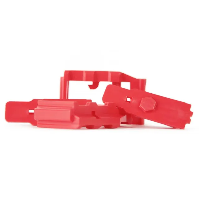 Hexmag AR15 HexID 2-Pack Red Polymer Magazines Textured
