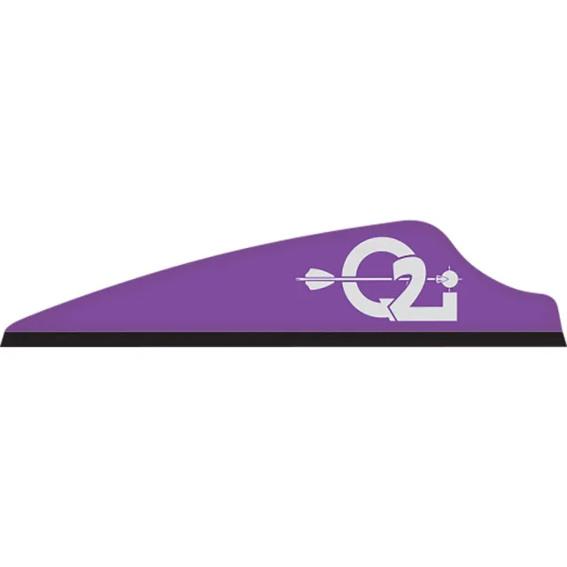 Q2i Fusion X-II SL Vanes Violet 2.1" 100pk Ultra-Low Profile Q210411 - Q2i